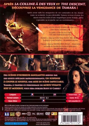 Tamara | DVD du film d'horreur de 2005 | Verso de la jaquette