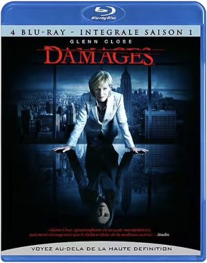 Damages saison 1 | Blu-ray neuf de la série avec les 13 épisodes de la saison 1 intégrale sur 4 disques Blu-ray avec Glenn Close et Rose Byrne