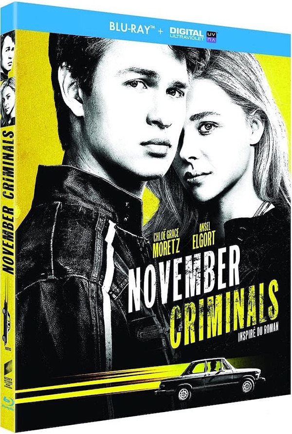 November Criminals | Blu-ray du film de 2017 réalisé par Sacha Gervasi avec Chloë Grace Moretz, Ansel Elgort, Catherine Keener, Tessa Albertson