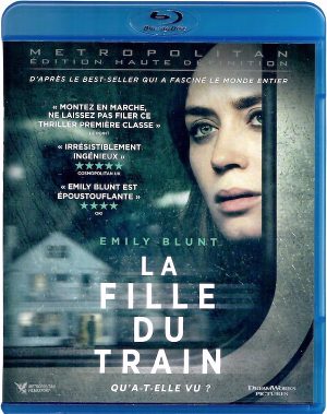 La Fille du train | Blu-ray du film de 2016 de Tate Taylor avec Emily Blunt, Rebecca Ferguson, Haley Bennett