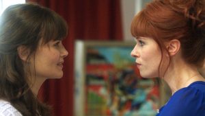 Marina Hands et Audrey Fleurot dans le film Sous les jupes des filles en 2014