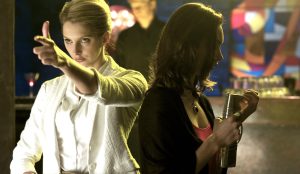 Frédérique Bel et Carole Brana dans le film Les Nuits rouges du bourreau de Jade en 2009