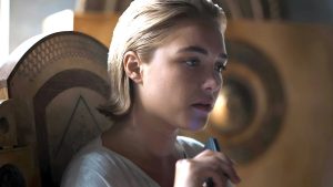 La fille de l'empereur Shaddam IV est la princesse Irulan qui est jouée par Florence Pugh dans le film Dune Deuxième Partie en 2024