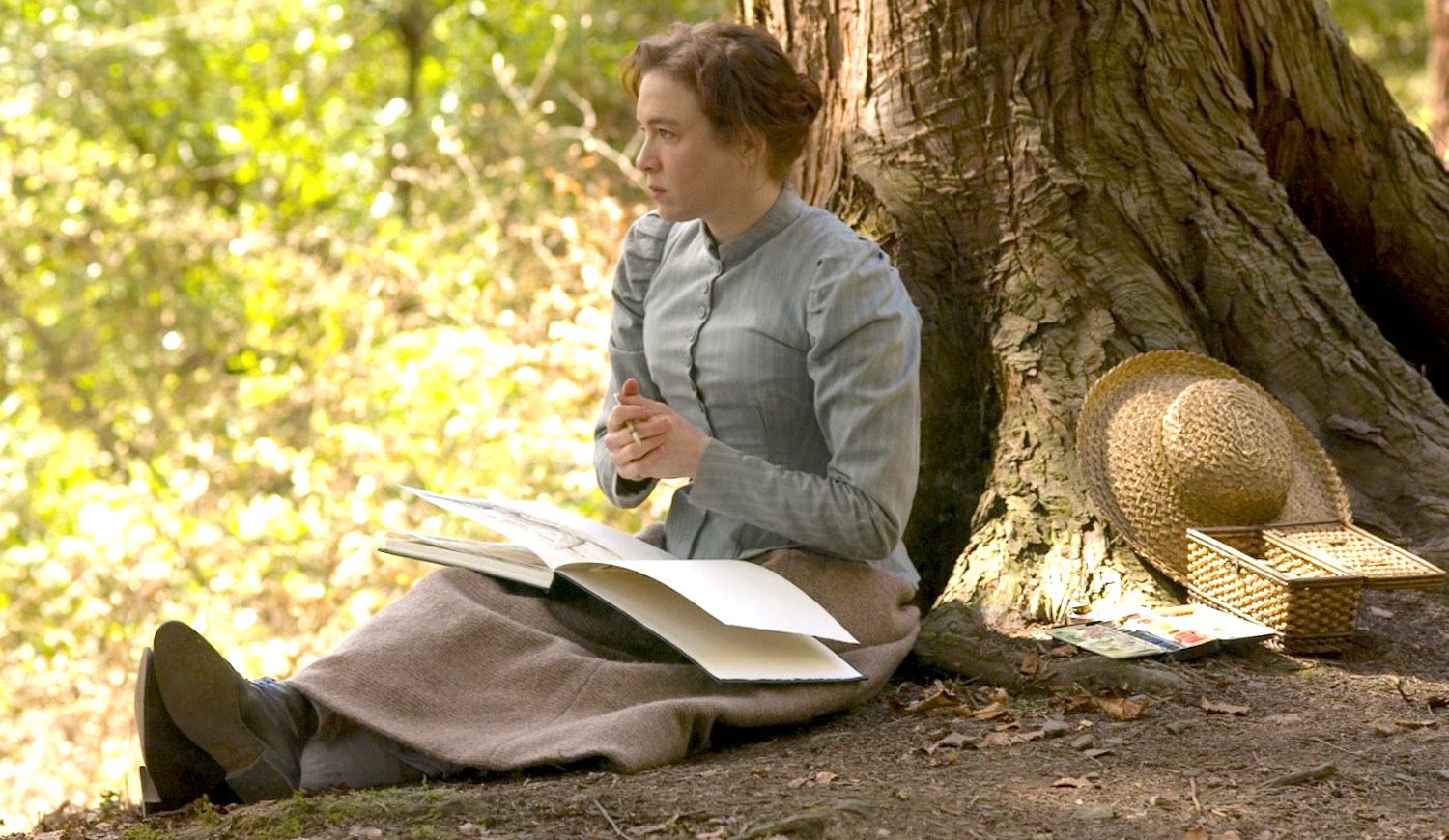 Renée Zellweger incarne l'autrice et illustratrice Beatrix Potter dans le film Miss Potter inspiré d'une histoire vraie