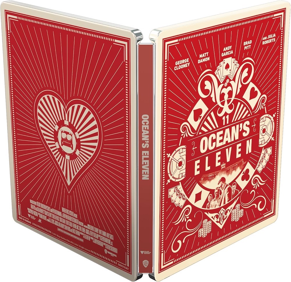 Le boîtier steelbook de Ocean's Eleven en 4K et Blu-ray
