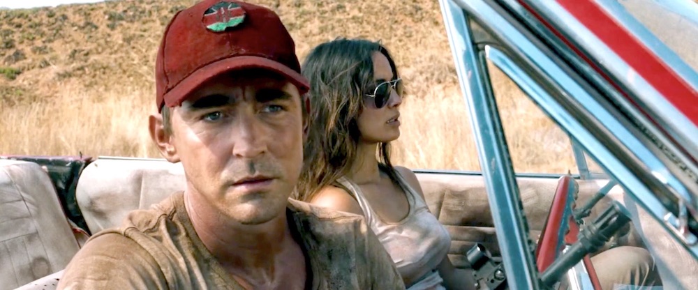 Bo et Nadia incarnés par Lee Pace et Bérénice Marlohe tentent de rejoindre une base militaire américaine en traversant le Kenya dévasté par les attaques extraterrestres dans le film Revolt en 2017