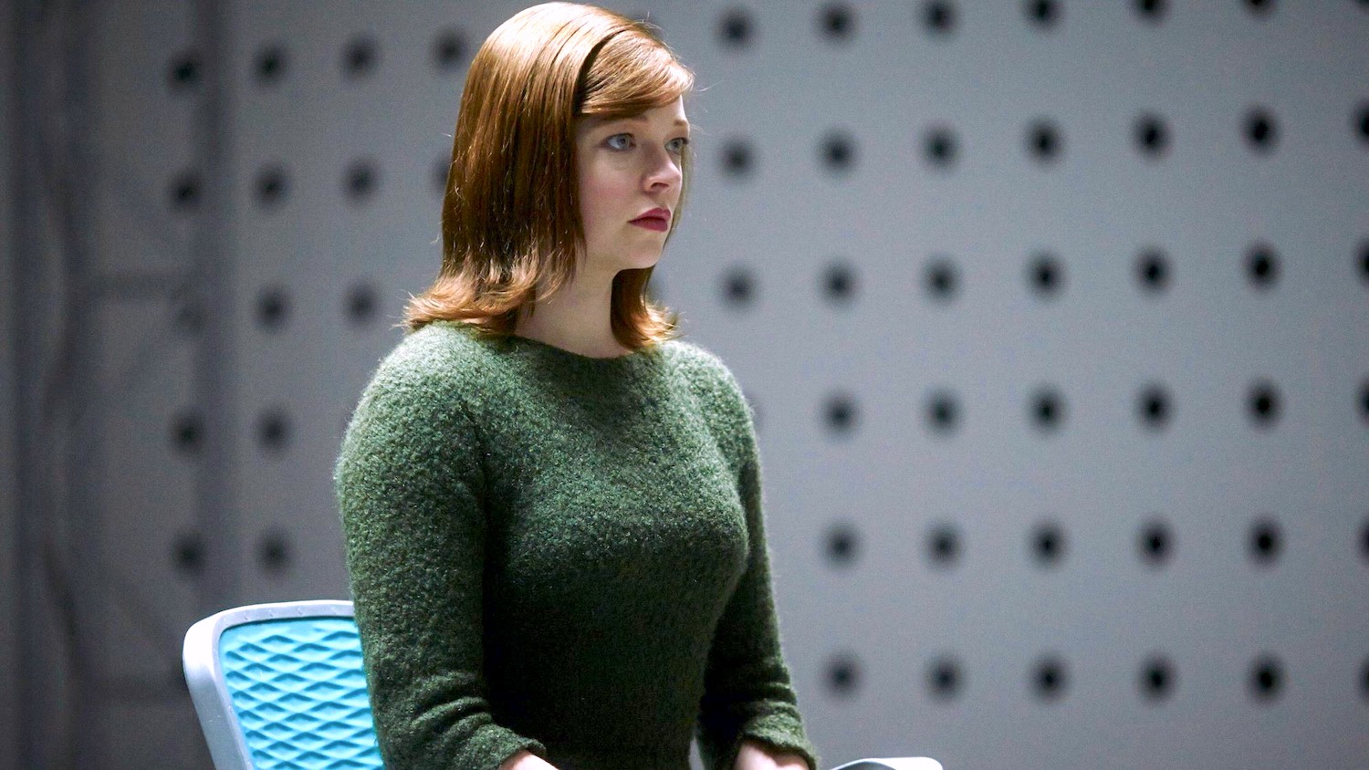 Sarah Snook incarne Jane en 2014 dans le film de science-fiction australien Prédestination basé sur le voyage dans le temps et le paradoxe temporel